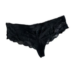 Dream Angels Lace Trim Thong Panty size small